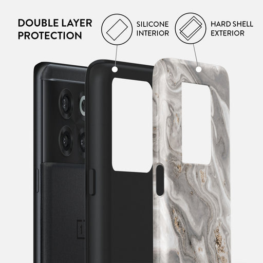 Snowstorm - Grey Marble OnePlus Ace Pro Case 2