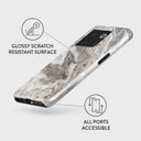 Snowstorm - Grey Marble OnePlus Ace Pro Case 3