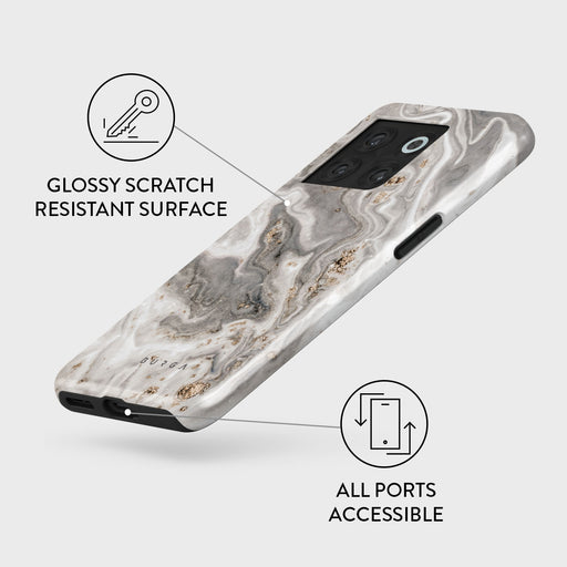 Snowstorm - Grey Marble OnePlus Ace Pro Case 3
