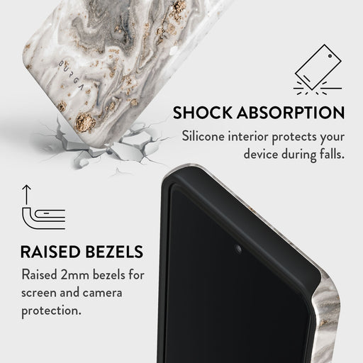 Snowstorm - Grey MarbleXiaomi 15 Pro Case 4