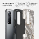 Snowstorm - Grey Marble Xiaomi Redmi Note 11 Pro Case 2
