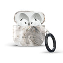 Snowstorm - Grey Marble AirPods 4 Case 1