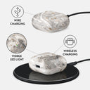 Snowstorm - Grey Marble AirPods 4 Case 3