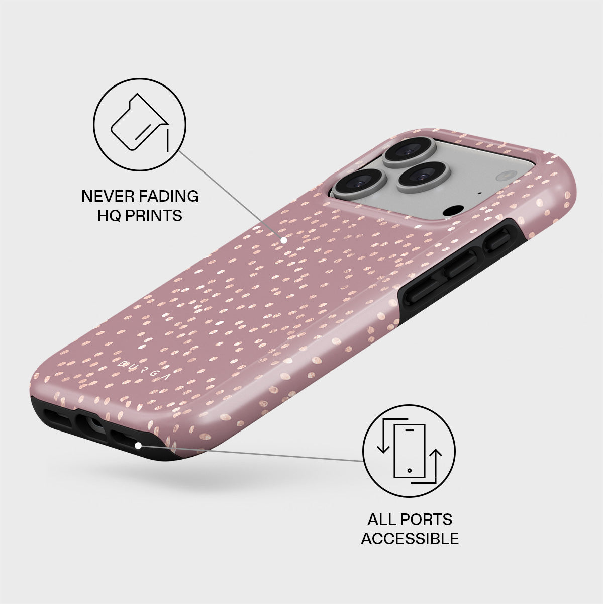 BURGA iPhone 17 Pro ケース (Spot On) Spot On - iPhone 17 Pro Case | BURGA