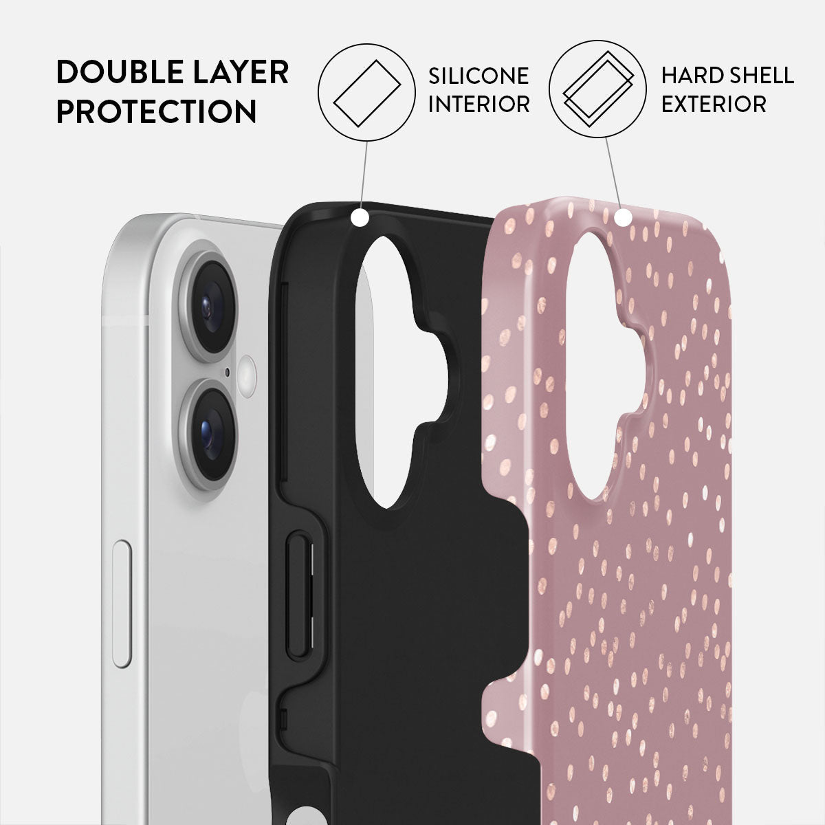 Hot Cocoa - Spotted iPhone 16 Case | BURGA