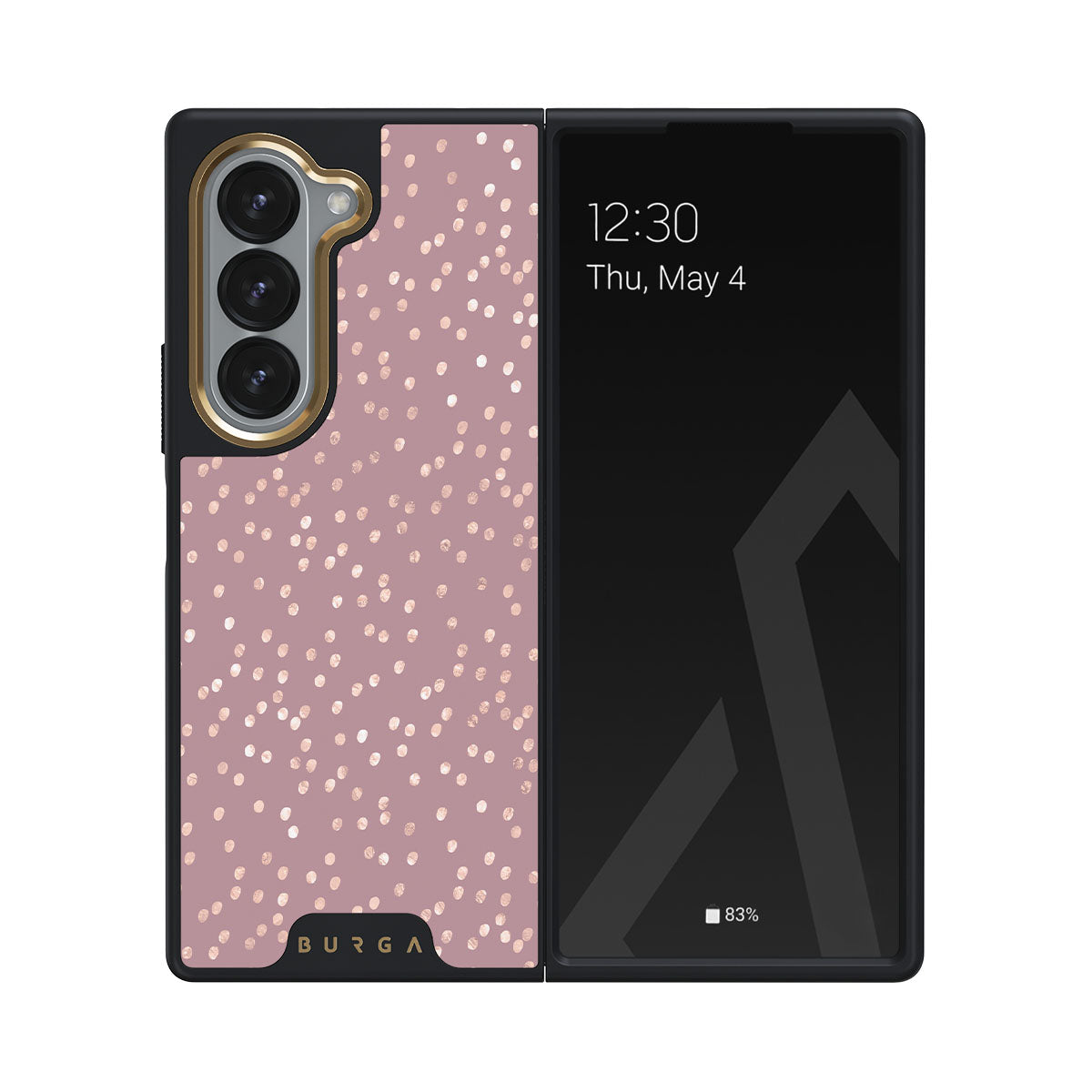 Hot Cocoa - Spotted Samsung Galaxy Z Fold 6 Case | BURGA