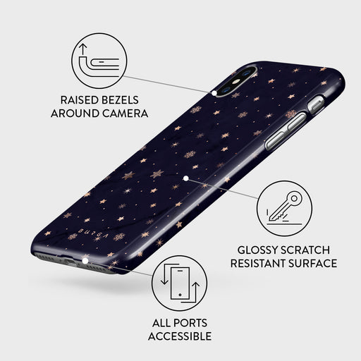 Midnight Kiss - Star iPhone X / XS Case 3