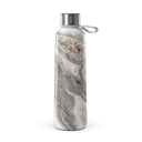 Snowstorm - Grey Marble Water Bottle 1