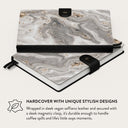 Snowstorm - Grey Marble Infinity Planner 3