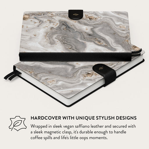 Snowstorm - Grey Marble Infinity Planner 3