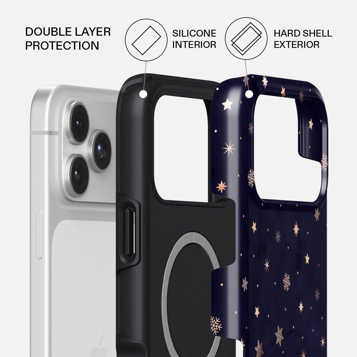 iPhone 17 Pro Case, Midnight Kiss | BURGA