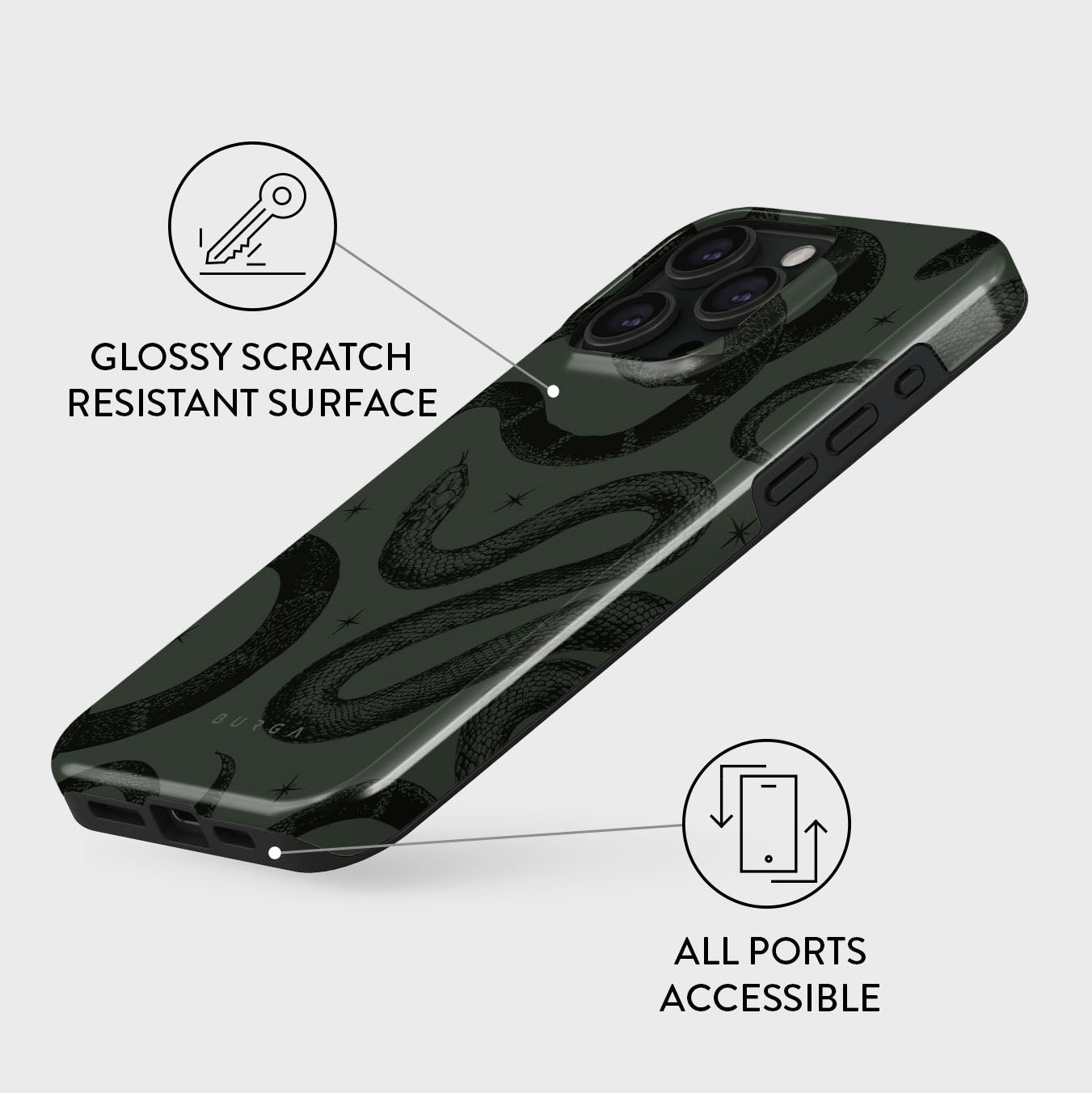 Poison - iPhone 15 Pro Max Case | BURGA