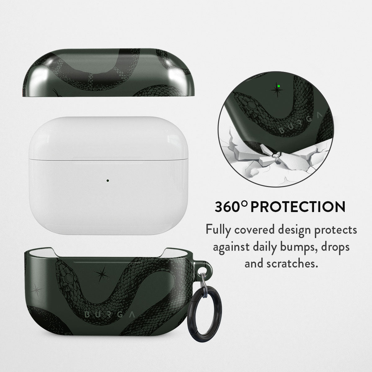 イヤホン AirPods Pro 2 Case casetify Poison Apple Poison - Apple Airpods Pro Case Cover | BURGA