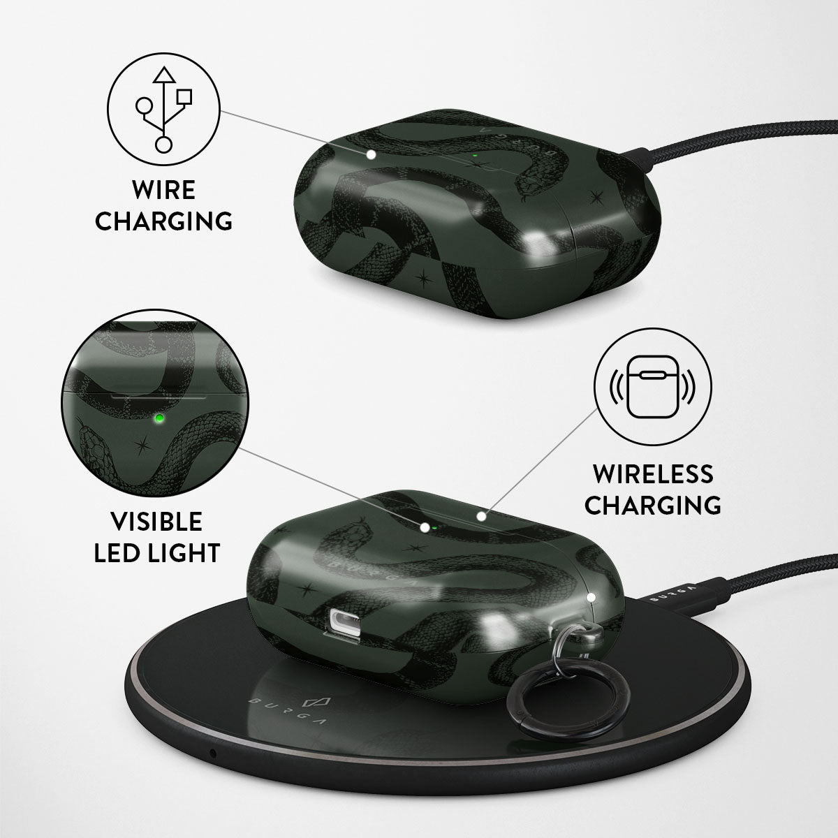 Poison - Apple Airpods Pro Case Cover | BURGA