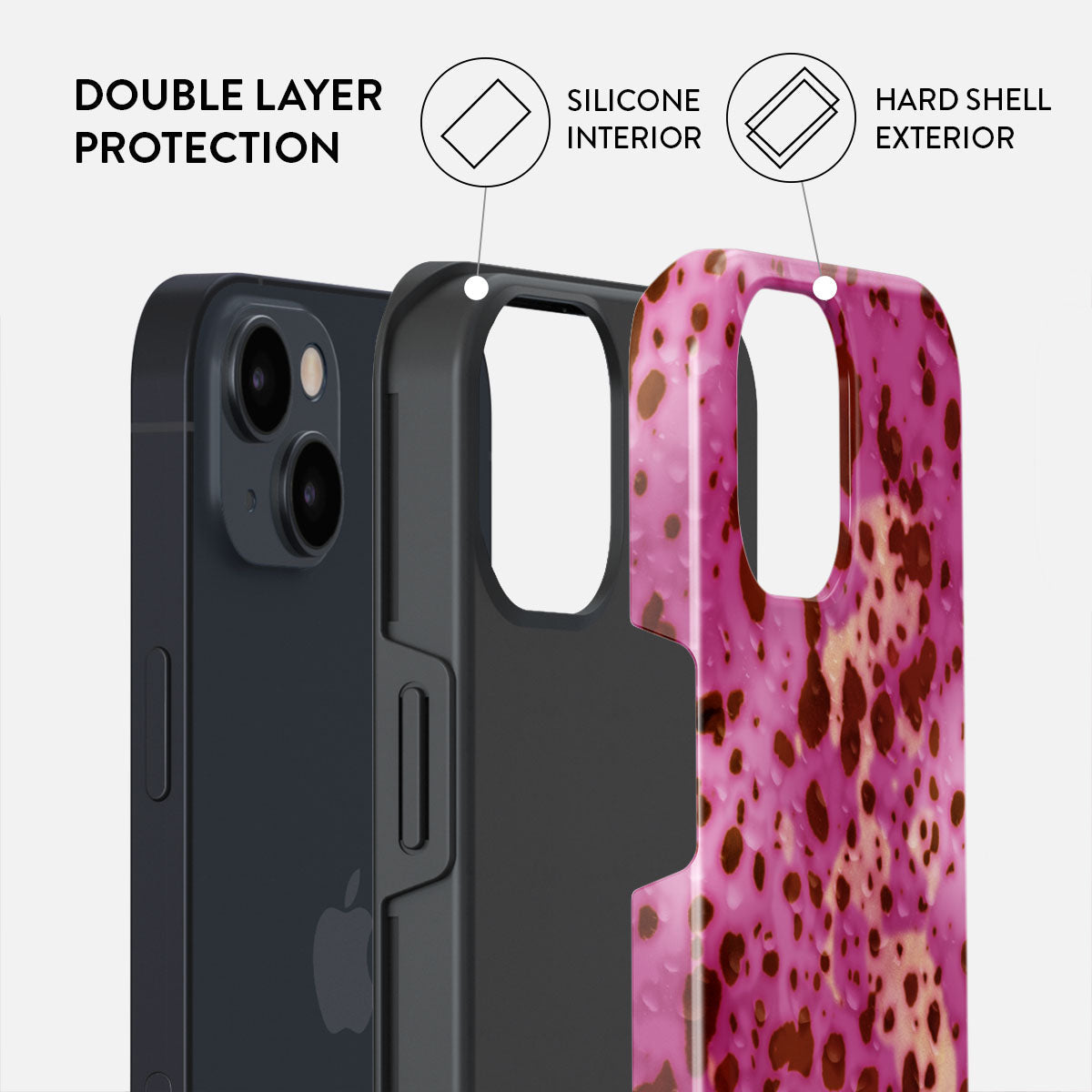 BURGA フラワーパターン iPhone13ケース Orchid - iPhone 13 Case | BURGA
