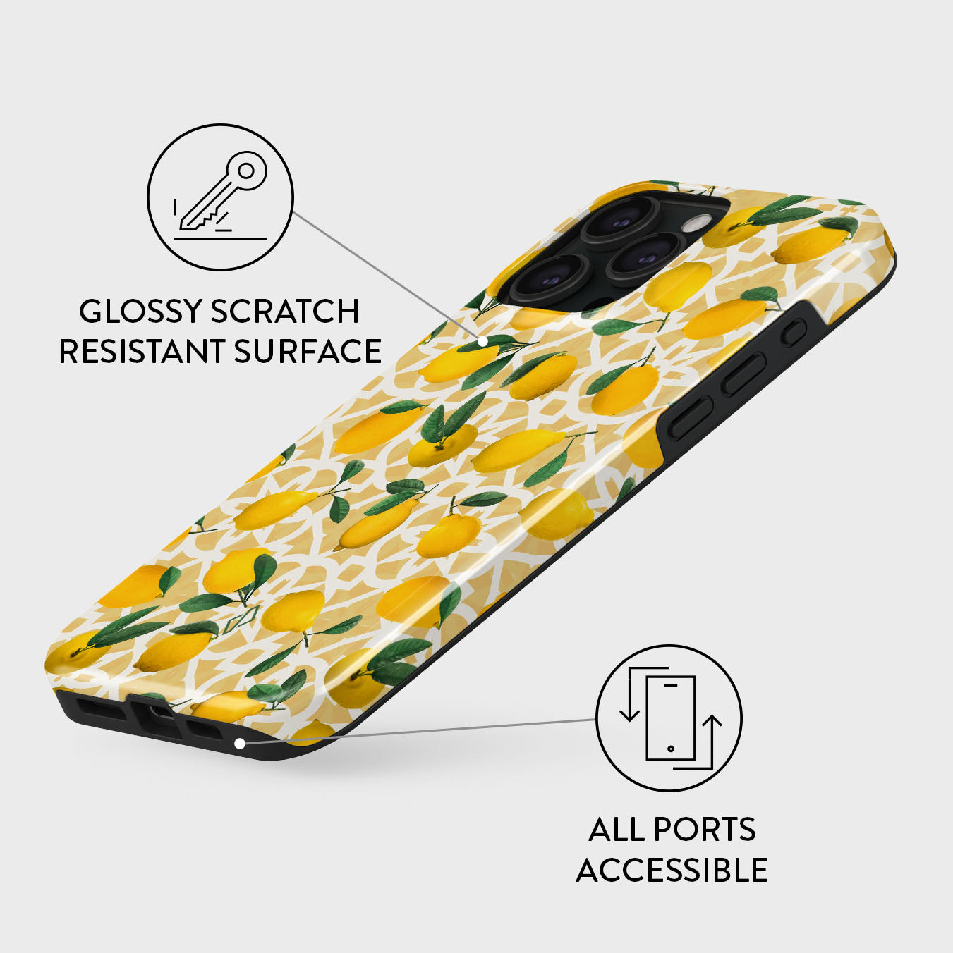 Lemon Juice - iPhone 15 Pro Max Case | BURGA
