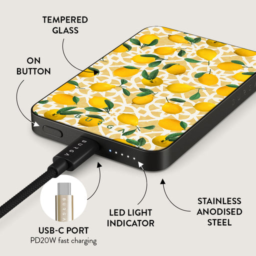 Lemon Juice - Magnetic Power Bank 5