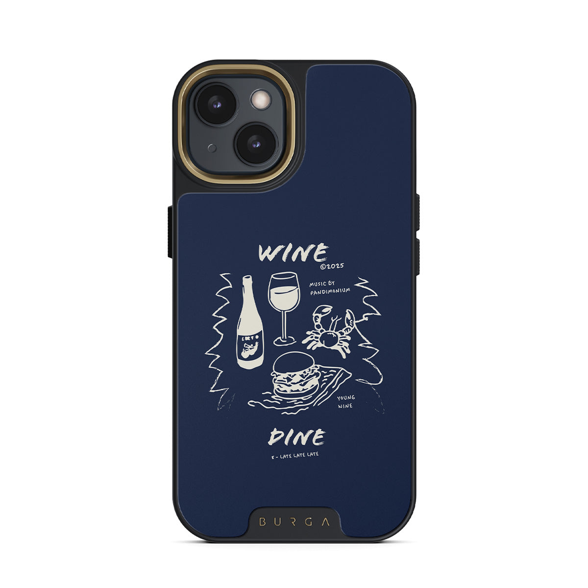 BURGA iPhone14ケース iPhone 14 Case, Wine & Dine | BURGA