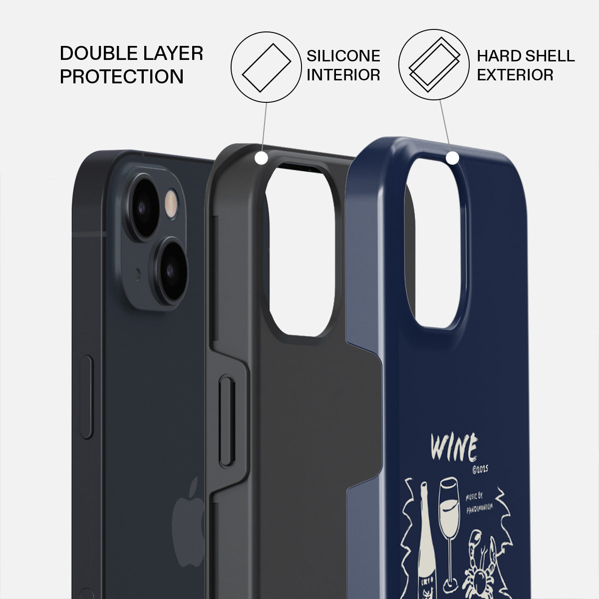 iPhone 14 Case, Wine & Dine | BURGA