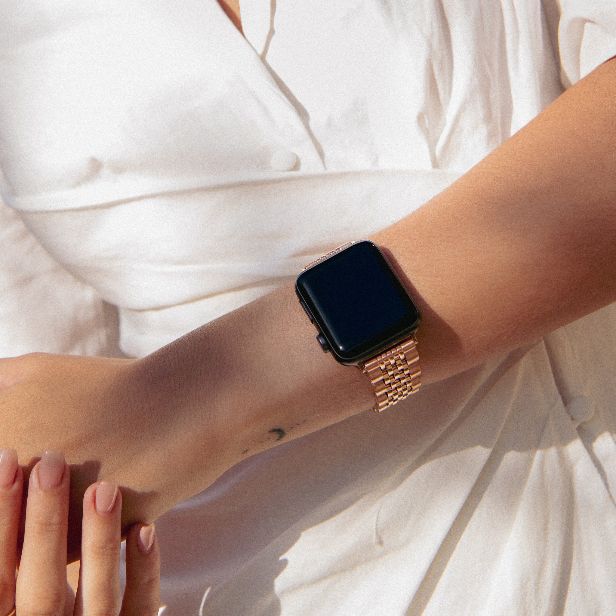 Apple Watch Metal Band - Chic Royal | BURGA display picture 1