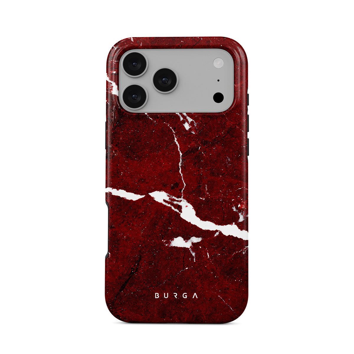 Iconic Red Ruby - Marble iPhone 17 Pro Max Case | BURGA