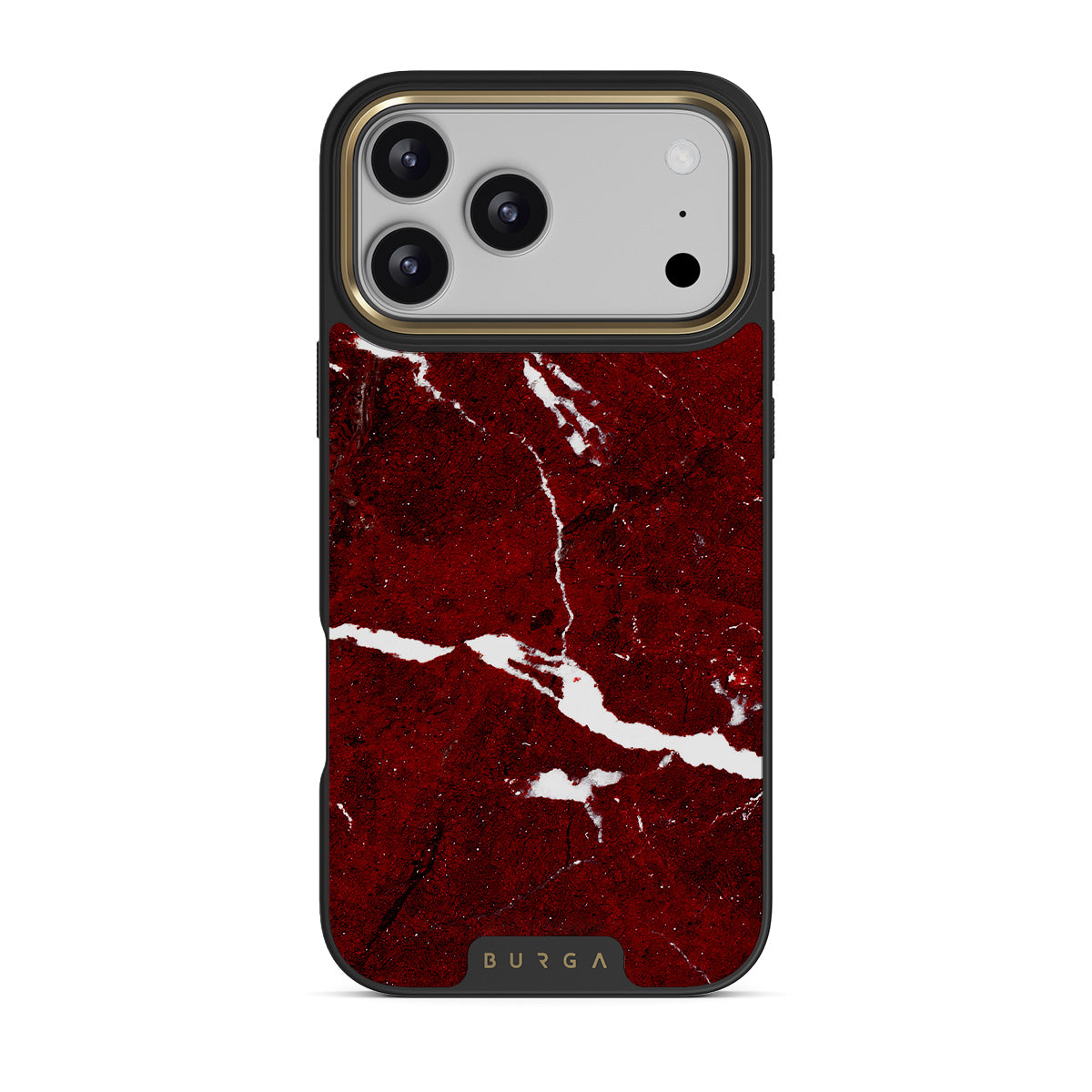 Iconic Red Ruby - Marble iPhone 17 Pro Max Case | BURGA
