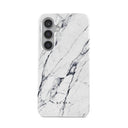 Satin White - Marble Samsung Galaxy S24 Plus Case