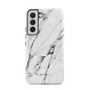 Satin White - Marble Samsung Galaxy S22 Case