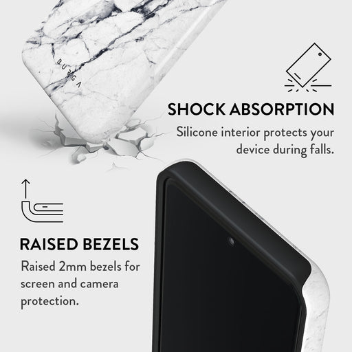 Satin White - MarbleXiaomi 15 Pro Case 4