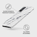 Satin White - Marble Xiaomi Redmi Note 11 Pro Case 3