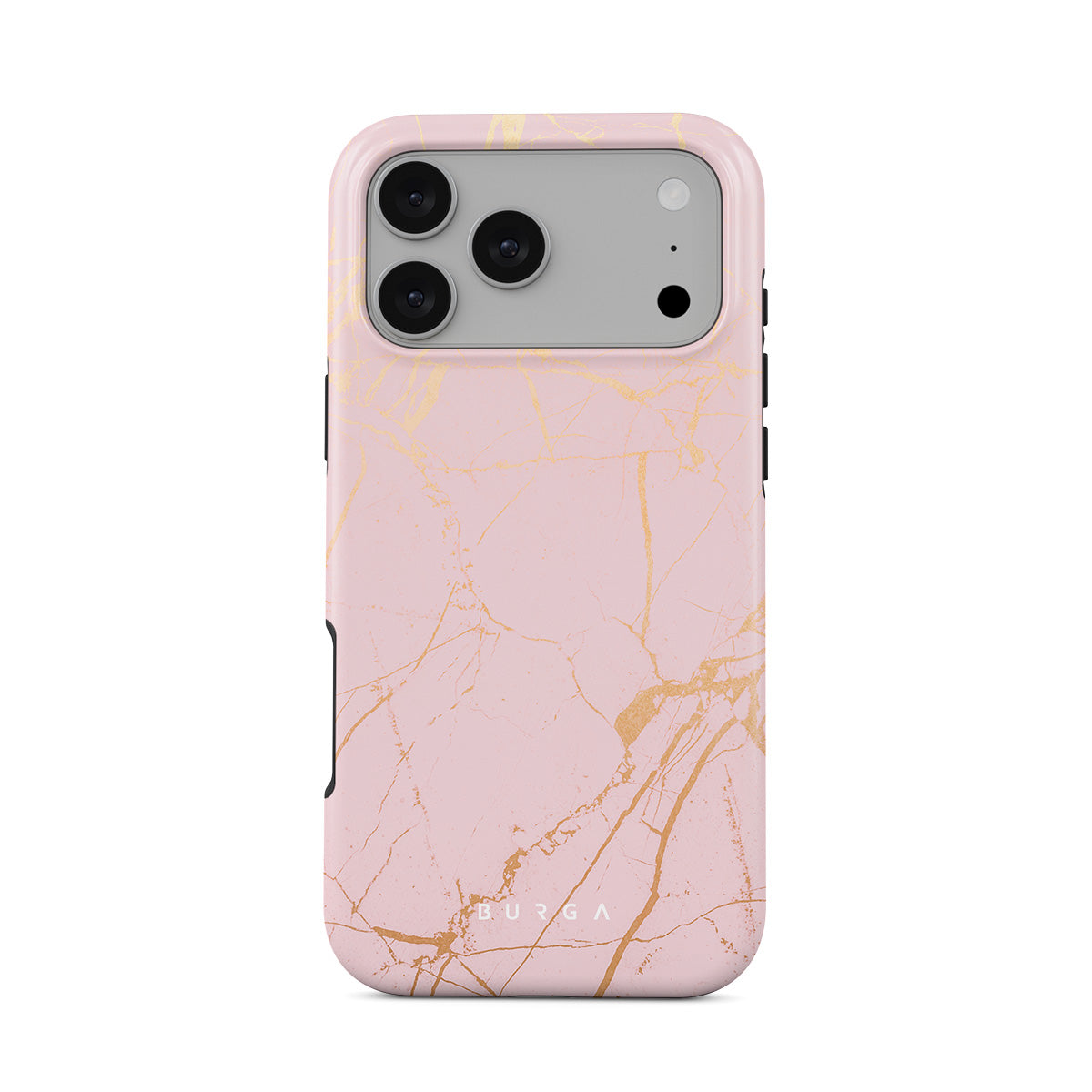 Peachy Gold - Pink Marble iPhone 17 Pro Max Case | BURGA