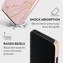 Peachy Gold - Pink Marble Xiaomi 14 Case 4