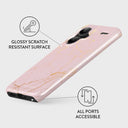 Peachy Gold - Pink Marble Xiaomi Redmi Note 13 Pro+ 5G Case 3