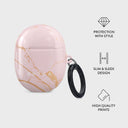 Peachy Gold - Pink Marble Google Pixel Buds Pro 2 Case 4