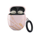 Peachy Gold - Pink Marble Google Pixel Buds Pro 2 Case 1