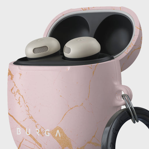 Peachy Gold - Pink Marble Google Pixel Buds Pro 2 Case 5