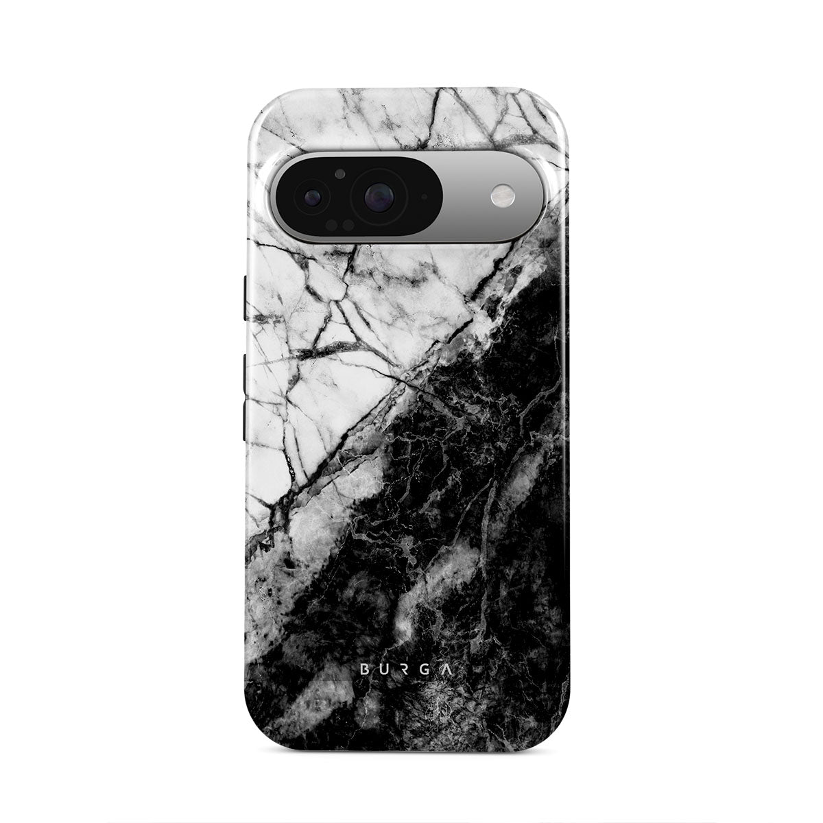 Fatal Contradiction - Black & White Marble Google Pixel 9