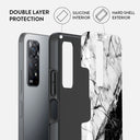 Fatal Contradiction - Black & White Marble Xiaomi Redmi Note 11 Pro+ Case 2