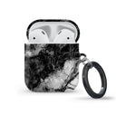 Fatal Contradiction - Black & White Marble AirPods Case 1