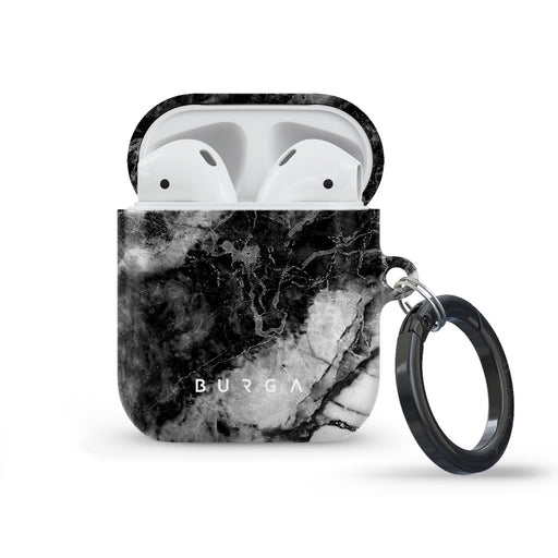 Fatal Contradiction - Black & White Marble AirPods Case 1