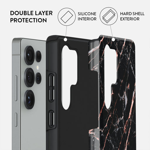 Rose Gold Marble - Samsung Galaxy S25 Ultra Case 2