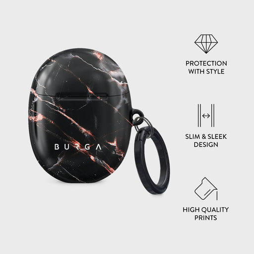 Rose Gold Marble - Google Pixel Buds Pro Case 4
