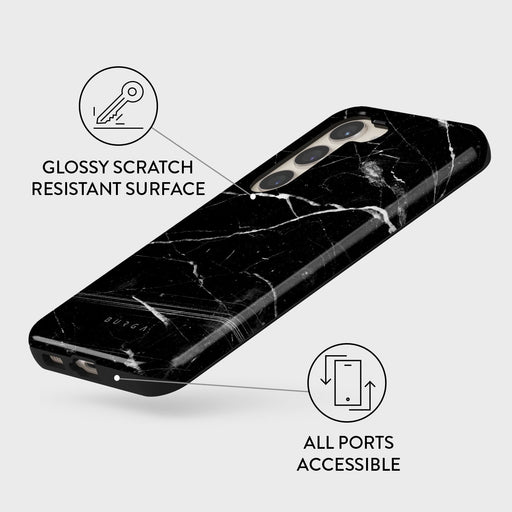 Noir Origin - Black Marble Samsung Galaxy S23 Case 7