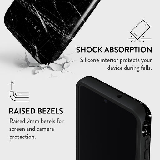 Noir Origin - Black Marble Samsung Galaxy S23 Case 8