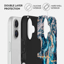 Mystic River - Blue Marble iPhone 16 Plus Case 2