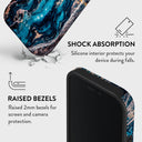 Mystic River - Blue Marble iPhone 16 Plus Case 4