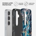Mystic River - Blue Marble Samsung Galaxy S24 Plus Case 6