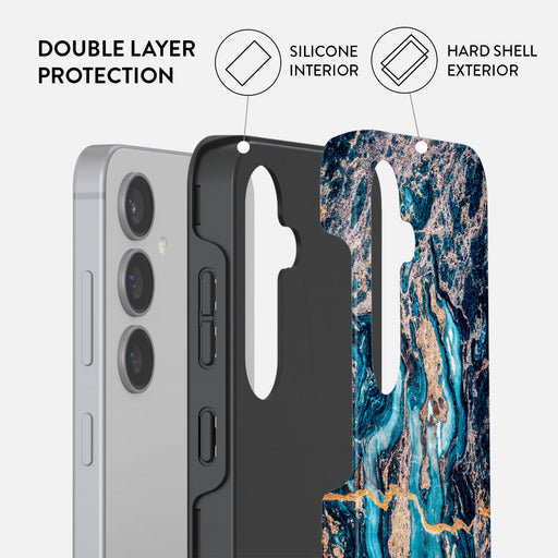 Mystic River - Blue Marble Samsung Galaxy S24 Plus Case 6