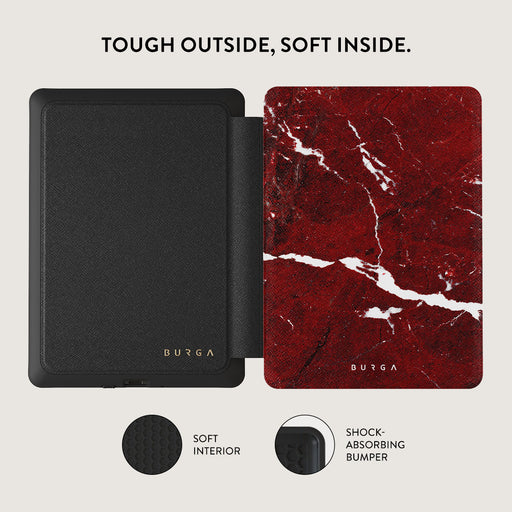 Iconic Red Ruby - Marble Kindle Paperwhite (11th Gen) Case 4