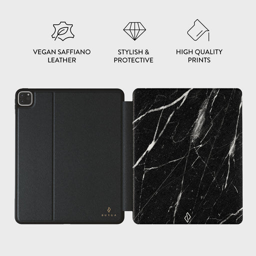 Noir Origin - Black Marble iPad Pro 11 (4th/3rd Gen) Case 3